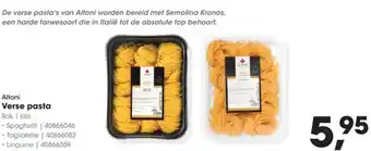 HANOS Altoni Verse pasta aanbieding