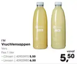 HANOS I'M Vruchtensappen aanbieding