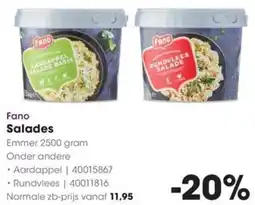 HANOS Fano Salades aanbieding