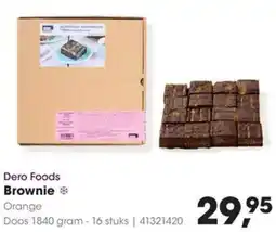 HANOS Dero Foods Brownie aanbieding