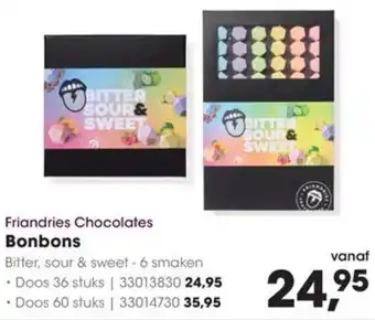 HANOS Friandries Chocolates Bonbons aanbieding