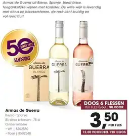 HANOS Armas de Guerra aanbieding