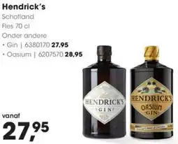 HANOS Hendrick's aanbieding