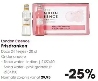 HANOS London Essence Frisdranken aanbieding