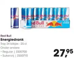 HANOS Red Bull Energiedrank aanbieding