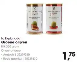 HANOS La Explanada Groene olijven aanbieding