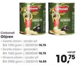 HANOS Carbonell Olijven aanbieding