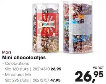 HANOS Mars Mini chocolaatjes aanbieding