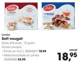 HANOS Lonka Soft nougat aanbieding