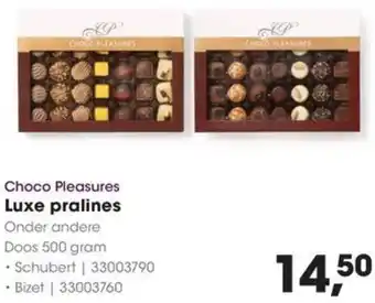 HANOS Choco Pleasures Luxe pralines aanbieding