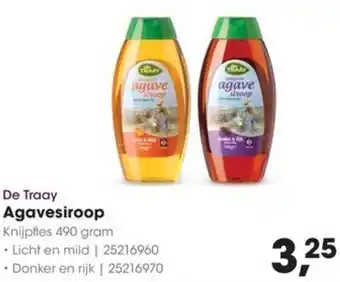 HANOS De Traay Agavesiroop aanbieding