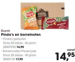 HANOS Duyvis Pinda's en borrelnoten aanbieding