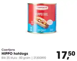 HANOS Coertjens HIPPO hotdogs aanbieding