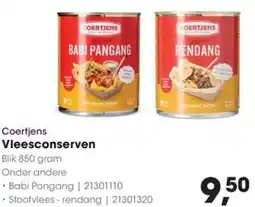 HANOS Coertjens Vleesconserven aanbieding