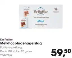 HANOS De Ruijter Melkhocoladehagelslag aanbieding