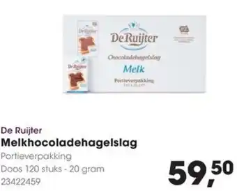HANOS De Ruijter Melkhocoladehagelslag aanbieding