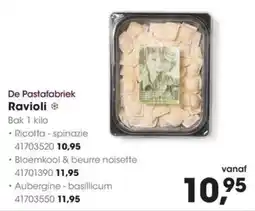 HANOS De Pastafabriek Ravioli aanbieding
