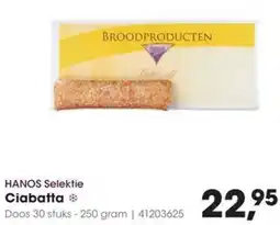 HANOS HANOS Selektie Ciabatta aanbieding