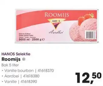 HANOS HANOS Selektie Roomijs aanbieding