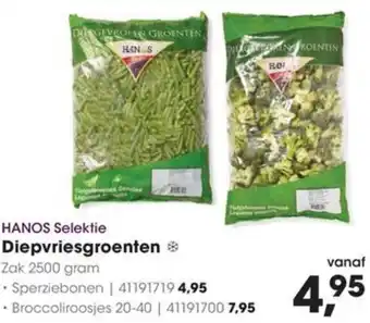 HANOS HANOS Selektie Diepvriesgroenten aanbieding