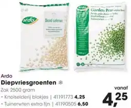 HANOS Ardo Diepvriesgroenten aanbieding