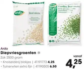 HANOS Ardo Diepvriesgroenten aanbieding