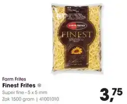 HANOS Farm Frites Finest Frites aanbieding