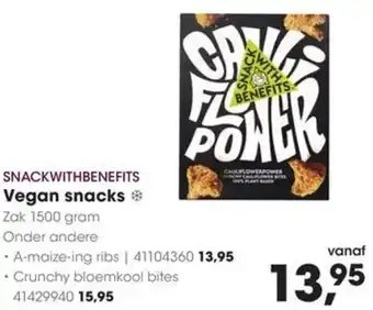 HANOS SNACKWITHBENEFITS Vegan snacks aanbieding