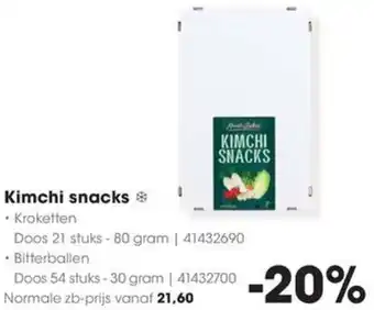 HANOS Kimchi snacks aanbieding