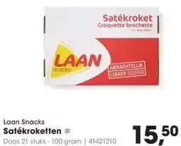 HANOS Laan Snacks Satékroketten aanbieding