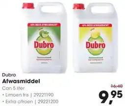 HANOS Dubro Afwasmiddel aanbieding