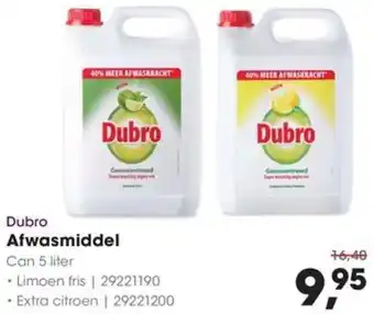 HANOS Dubro Afwasmiddel aanbieding