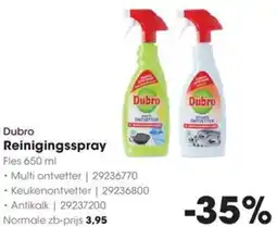 HANOS Dubro Reinigingsspray aanbieding