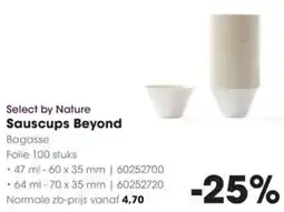 HANOS Select by Nature Sauscups Beyond aanbieding