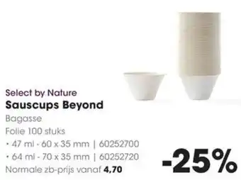HANOS Select by Nature Sauscups Beyond aanbieding