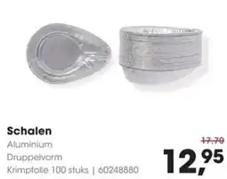 HANOS Schalen Aluminium aanbieding