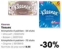 HANOS Kleenex Tissues aanbieding