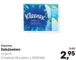 HANOS Kleenex Zakdoeken Original aanbieding