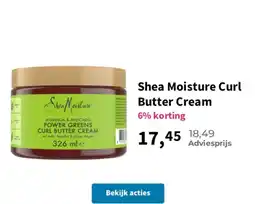 Plein.nl Shea Moisture Curl Butter Cream aanbieding