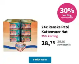 Plein.nl 24x Renske Paté Kattenvoer Nat aanbieding