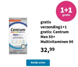 Plein.nl Centrum Men 50+ Multivitaminen 90 aanbieding