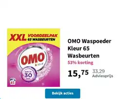 Plein.nl OMO Waspoeder Kleur 65 Wasbeurten aanbieding