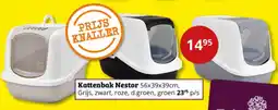 Tuinland Kattenbak Nestor aanbieding