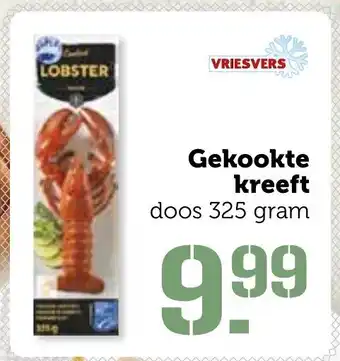 Coop Gekookte kreeft 325g aanbieding