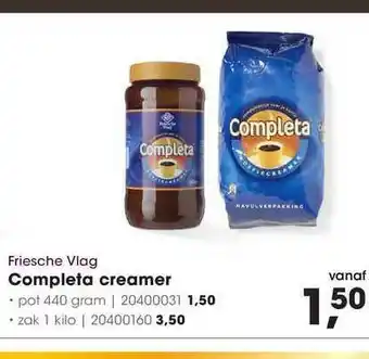 HANOS Friesche vlag completa creamer aanbieding