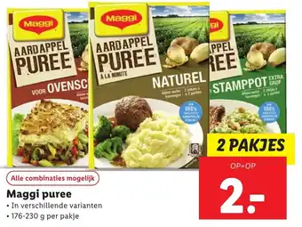 Lidl Maggi puree 2*176-230g aanbieding