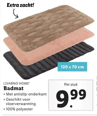 Lidl Livarno Home Badmat 120*70 aanbieding