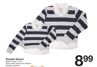 Zeeman Sweater blouse aanbieding