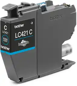 Bol.com Original Ink Cartridge Brother LC421C Cyan aanbieding