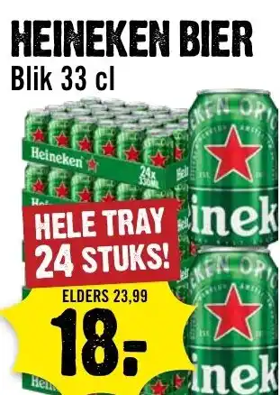 Dirck 3 Heineken bier aanbieding